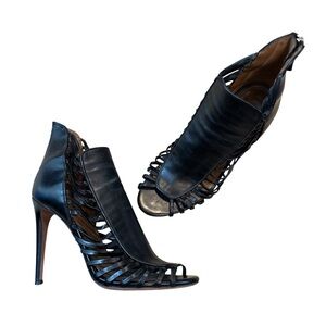Aquazzura Elegant Black High Heel Sandals